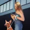 Повідець-рулетка для собак WAUDOG R-leash, кругла, XS-M, до 40 кг, 2,9 м, світловідбиваюча стрічка салатовий — Фото 16
