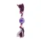 Іграшка для собак MISOKO&CO Тенісний м'яч з мотузкою, purple, 30.5x5 cm — Фото 2