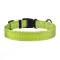 Нашийник для Собак BronzeDog Active Нейлоновий зі Світловідбиттям та Пластиковою Пряжкою Салатовий L — Фото 11