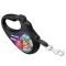 Повідець-рулетка для собак WAUDOG R-leash, малюнок "Більше космосу", світловідбиваюча стрічка, XS, до 12 кг, 3 м чорний — Фото 9