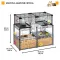 Ferplast CAGE MULTIPLA HAMST CRYSTAL B Модульна клітка для дрібних гризунів — Фото 4