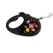 Повідець-рулетка для собак WAUDOG R-leash, малюнок "NASA", L, до 50 кг, 5 м, світловідбиваюча стрічка чорний — Фото 4