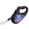 Повідець-рулетка для собак WAUDOG R-leash, малюнок "Рік та Морті 1", L, до 50 кг, 5 м, світловідбиваюча стрічка чорний — Фото 11