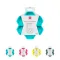Миска для повільного харчування WAUDOG Silicone, 450 мл, блакитний — Фото 6