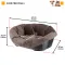 Ferplast SOFA' PRESTIGE 4 Місце д/тварин пластик+ м'який чохол,сірий — Фото 4