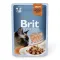 Вологий корм Brit Premium Cat Pouch для котів, філе індички в соусі, 85 г — Фото 4