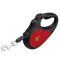 Повідець-рулетка для собак WAUDOG R-leash, малюнок "Супермен Лого червоний", XS, до 12 кг, 3 м, світловідбиваюча стрічка чорний — Фото 5