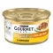 Вологий корм GOURMET Gold "Соус Де-Люкс" для дорослих котів шматочки в соусі з куркою 85 г — Фото 7