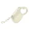 Повідець-рулетка для собак WAUDOG R-leash Monochrome White, M, до 25 кг, 5 м, світловідбивна стрічка, біла — Фото 4