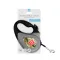 Повідець-рулетка для собак WAUDOG R-leash, малюнок "Мілітарі", M, до 25 кг, 5 м, світловідбиваюча стрічка — Фото 6