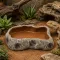 Миска для тераріуму Hobby Cera Dish Granite 3 18x12,5x4см (37802) поїлка та годівниця під натуральний камінь — Фото 5