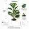 Штучна рослина Hobby Ficus Elastica 1 40 см (37705) для тераріуму, акватераріуму та палюдаріуму — Фото 4