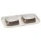 Ferplast GLAM TRAY S DOVE GREY Лоток з мисками для котів і собак — Фото 11