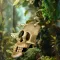 Декорація череп людини Terrario Human Skull XL 15x10x9см (161012) — Фото 10