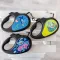 Повідець-рулетка для собак WAUDOG R-leash, малюнок "Рік та Морті 1", L, до 50 кг, 5 м, світловідбиваюча стрічка чорний — Фото 16