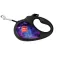 Повідець-рулетка для собак WAUDOG R-leash, малюнок "NASA21", M, до 25 кг, 5 м, світловідбиваюча стрічка чорний — Фото 7