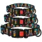 Нашийник для собак BronzeDog Urban Маска нейлонова з пластиковою пряжкою чорний L — Фото 5