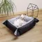 Лежак-трансформер Pet Fashion «Simon» для собак, 54х66х20 см, сірий/чорний — Фото 8
