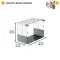 Ferplast MULTIPLA BASE EXTENSION Модуль розширення для кліток — Фото 5