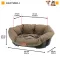 Ferplast SOFA' 4 TWEED BROWN Місце д/собаки пластик+чохол — Фото 5