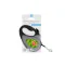 Повідець-рулетка для собак WAUDOG R-leash, малюнок "Авокадо", XS, до 12 кг, 3 м, світловідбиваюча стрічка чорний — Фото 8