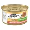 Вологий корм GOURMET Gold для дорослих котів шматочки у паштеті з качкою, морквою та шпинатом 85 г — Фото 8