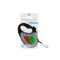 Повідець-рулетка для собак WAUDOG R-leash, малюнок "Калина", XS, до 12 кг, 3 м, світловідбиваюча стрічка чорний — Фото 10