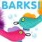 Іграшка для Котів Barksi Рибка з дзвіночком та пір'ям 8 х 5 см Рожева - — Фото 7