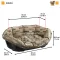 Ferplast SOFA' 8 Місце д/собаки пластик+чохол (бавовна) — Фото 9