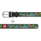 Нашийник WAUDOG Design з малюнком "Емаль", преміум шкіра, металева пряжка (ширина 20 мм, довжина 30-39 см) чорний — Фото 5