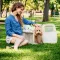Рюкзак-переноска для котів та дрібних порід собак WAUDOG Relax Eco, 42*34*27 см, до 8 кг — Фото 14
