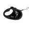 Повідець-рулетка для собак WAUDOG R-leash, малюнок "Джокер Чорний", S, до 15 кг, 5 м, світловідбиваюча стрічка чорний — Фото 3