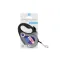 Повідець-рулетка для собак WAUDOG R-leash, малюнок "NASA21", XS, до 12 кг, 3 м, світловідбиваюча стрічка чорний — Фото 6