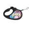 Повідець-рулетка для собак WAUDOG R-leash, малюнок "Харлі Квін", S, до 15 кг, 5 м, світловідбиваюча стрічка чорний — Фото 3