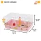 Ferplast CAGE CRICETI 9 PRINCESS WH(x1) Клітка для хом'яків з декором — Фото 10