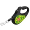 Повідець-рулетка для собак WAUDOG R-leash, малюнок "Авокадо", M, до 25 кг, 5 м, світловідбиваюча стрічка чорний — Фото 9