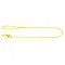 Повідець-зашморг WAUDOG GLAMOUR круглий (ширина 6мм, довжина 183см) жовтий — Фото 3