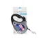 Повідець-рулетка для собак WAUDOG R-leash, малюнок "NASA21", S, до 15 кг, 5 м, світловідбиваюча стрічка чорний — Фото 6
