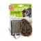 Іграшка для котів Мишка з котячої м'ятою GiGwi Catnip, штучне хутро, котяча м'ята, колір коричневий, 10 см — Фото 3