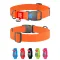 Нашийник для собак водостійкий WAUDOG Waterproof з QR паспортом, пластиковий фастекс, XXL, Ш 40 мм, Дов 46-70 см, помаранчевий — Фото 4