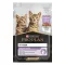 Вологий корм PRO PLAN Kitten Healthy Start для кошенят шматочки у підливці з індичкою 85 г — Фото 11