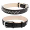 Нашийник "CoLLaR brilliance" зі стразами преміум класу (ширина 35мм, довжина 46-60см) чорний — Фото 2