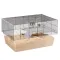 Ferplast CAGE GLASSY 80 BLACK Двоповерхова клітка для маленьких гризунів — Фото 10