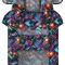 Дощовик-накидка з капюшоном для собак WAUDOG Clothes, малюнок "Нескінченні світи",L, А 48-52 см, B 60-70 см, С 42-52 см — Фото 8