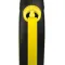 Повідець-рулетка Flexi New Neon для собак, зі стрічкою, розмір L 5 м / 25 кг (жовтий) — Фото 4