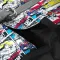 Шлея для собак м'яка WAUDOG Clothes з QR паспортом, малюнок "Супермен комікс", XS3, В 32-35 см, С 22-24 см — Фото 5
