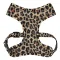 Шлея для собак дихаюча WAUDOG Mesh с QR адресником, малюнок «Леопард», М, A 35 см, В 42-60 см — Фото 5