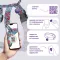 Шлея для Собак Barksi Urban Нейлонова Н-подібна з QR-адресником Калина S — Фото 6