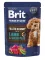 Корм вологий Brit Premium Fillets in Gravy Multipack для собак малих порід філе в соусі Мультипак 12 шт х 85 г — Фото 11