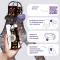 Шлея для Собак Barksi Urban Нейлонова з QR-адресником Вишиванка Чорна S — Фото 6